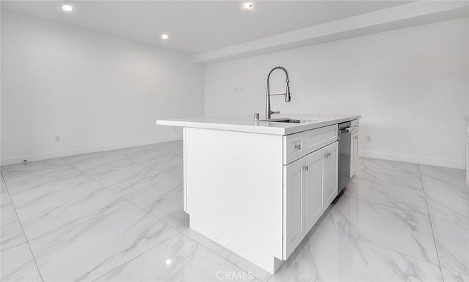Interior, Kitchen, Marble, Recessed Lighting