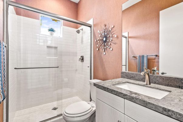 Bathroom, Glass Shower, Interior