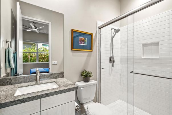 Bathroom, Glass Shower, Interior