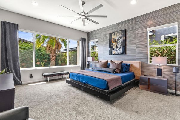 Bedroom, Interior, Recessed Lighting