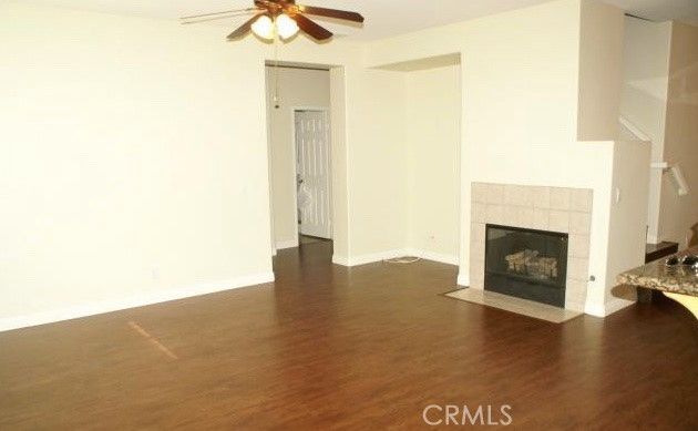 Empty room, Fireplace, Interior, Wood Texture Flooring