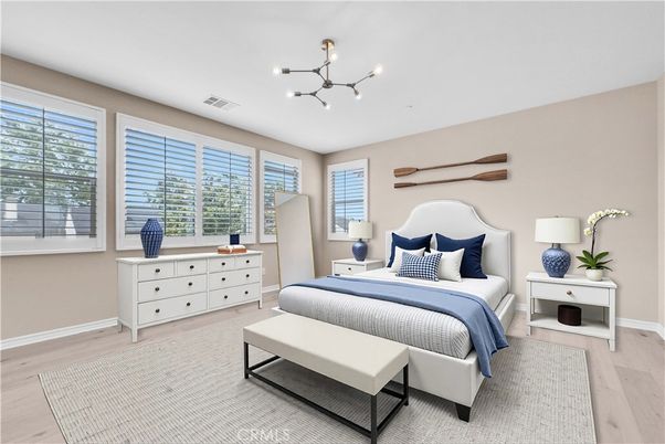 Bedroom, Interior, Wood Texture Flooring