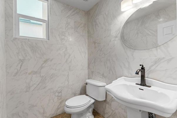 Bathroom, Interior, Marble Walls