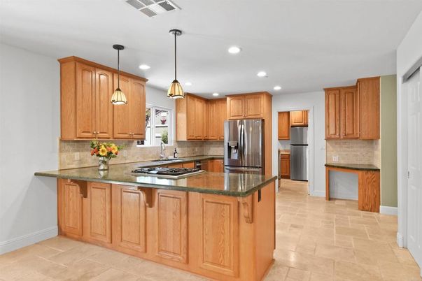Interior, Kitchen, Pendant Lights, Recessed Lighting