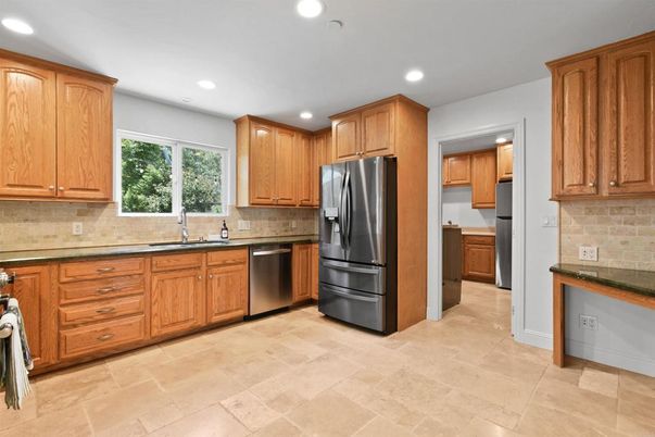 Interior, Kitchen, Recessed Lighting, Stainless Steel Appliances