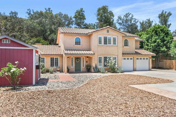 Attached, Backyard, Exterior, Facade, Mediterranean