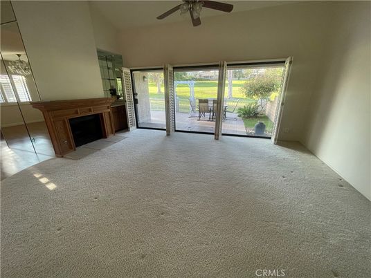 Empty room, Fireplace, Interior
