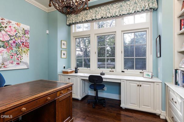 Home Office, Interior, Wood Texture Flooring