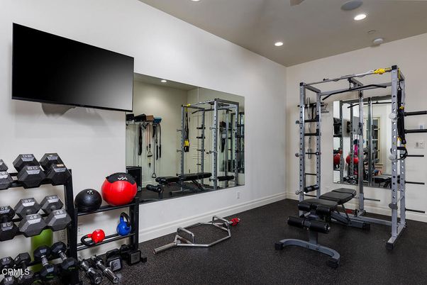 Fitness Equipment, Interior, Recessed Lighting