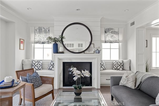 Fireplace, Interior, Living room, Recessed Lighting