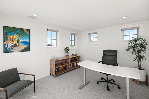 Home Office, Interior, Recessed Lighting