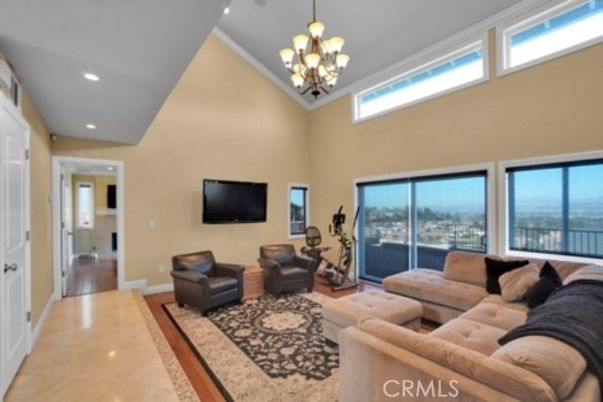 Chandelier, Interior, Living room, Recessed Lighting, Wood Texture Flooring