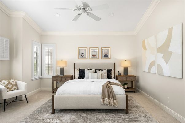 Bedroom, Interior, Recessed Lighting