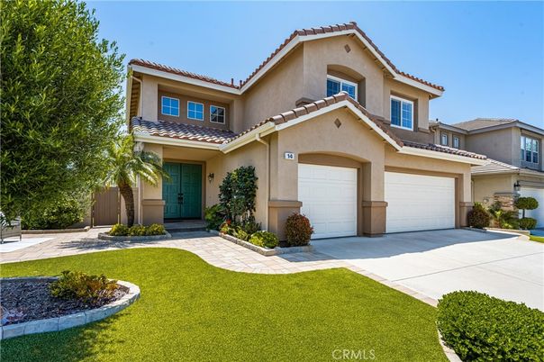 Attached, Backyard, Exterior, Facade, Mediterranean