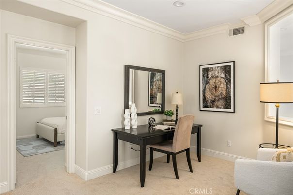 Home Office, Interior, Recessed Lighting