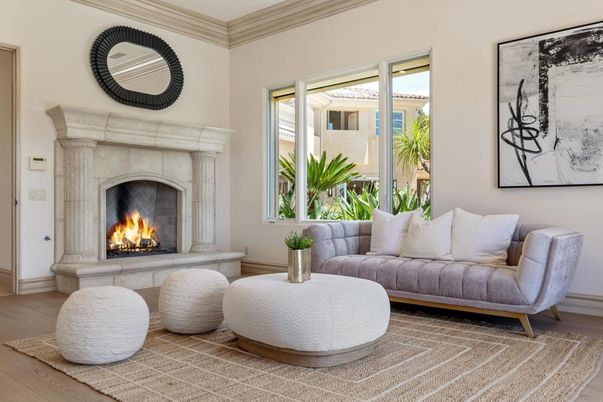 Fireplace, Interior, Living room, Wood Texture Flooring