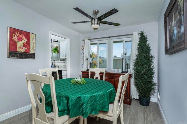 Dining room, Interior, Wood Texture Flooring