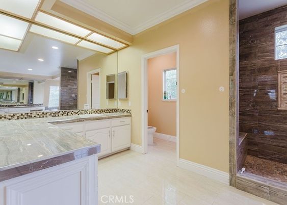Bathroom, Interior, Recessed Lighting, Wooden Walls
