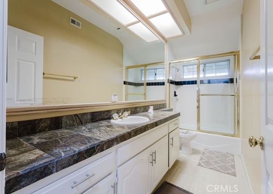Bathroom, Glass Shower, Interior, Tile Countertops