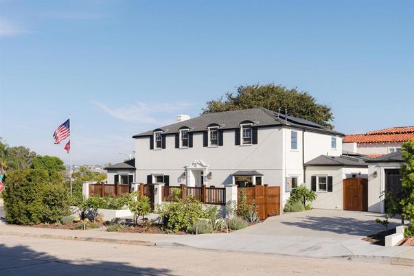 Exterior, Facade, Solar Panels, French Provincial