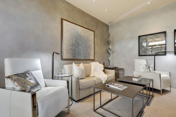 Interior, Living room, Recessed Lighting