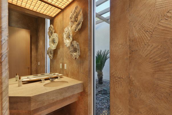 Bathroom, Interior, Wooden Walls