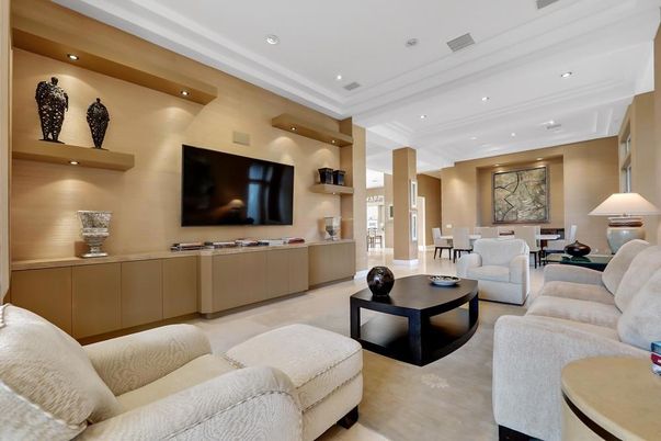 Interior, Living room, Recessed Lighting