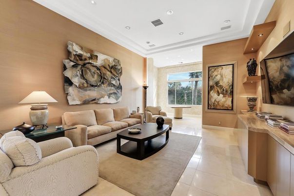 Interior, Living room, Recessed Lighting