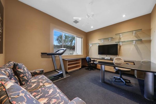 Fitness Equipment, Home Office, Interior, Recessed Lighting