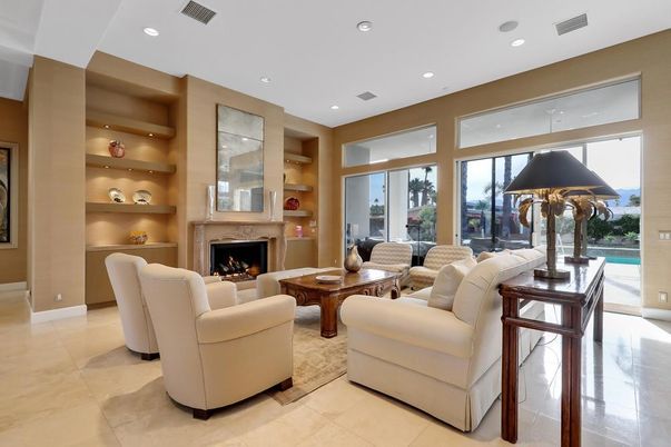 Fireplace, Interior, Living room, Recessed Lighting