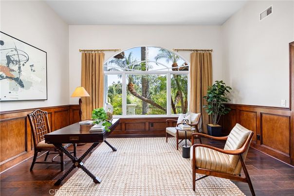 Home Office, Interior, Wood Texture Flooring