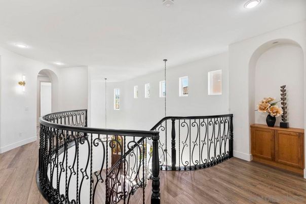 Chandelier, Interior, Recessed Lighting, Wood Texture Flooring