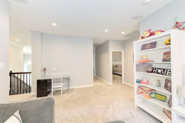 Home Office, Interior, Recessed Lighting