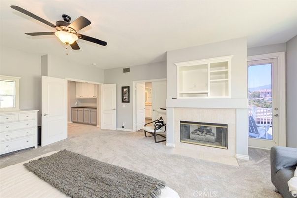 Empty room, Fireplace, Interior