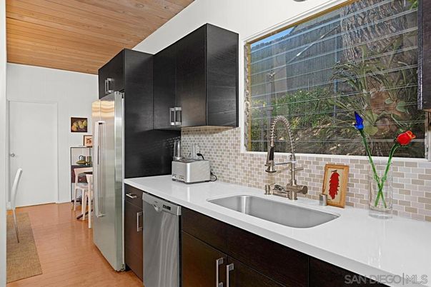 Interior, Kitchen, Stainless Steel Appliances, Wooden Ceilings, Wood Texture Flooring