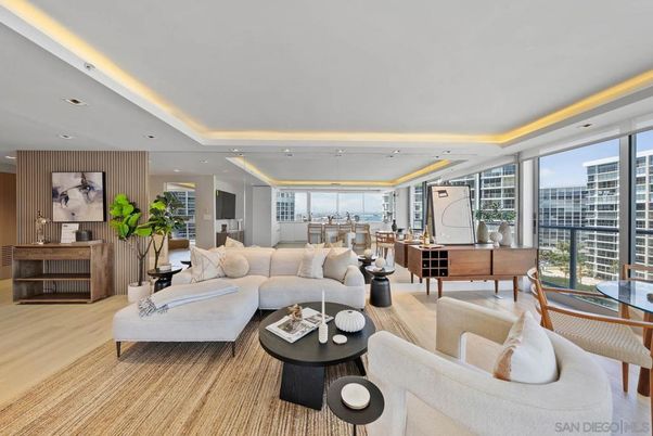 Interior, Living room, Recessed Lighting