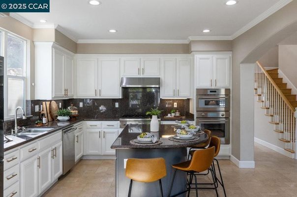 Interior, Kitchen, Recessed Lighting, Stainless Steel Appliances