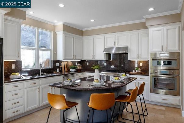 Interior, Kitchen, Recessed Lighting, Stainless Steel Appliances