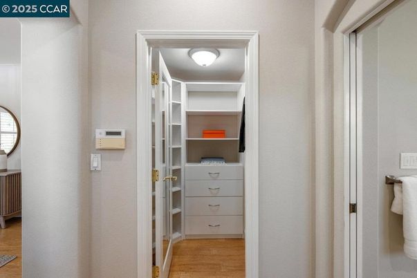 Interior, Walk-in Closets, Wood Texture Flooring