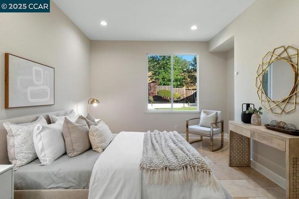 Bedroom, Interior, Recessed Lighting