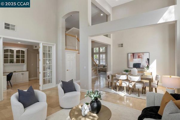 Dining room, Interior, Living room, Recessed Lighting