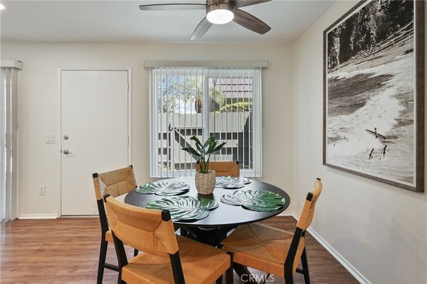 Dining room, Interior, Wood Texture Flooring