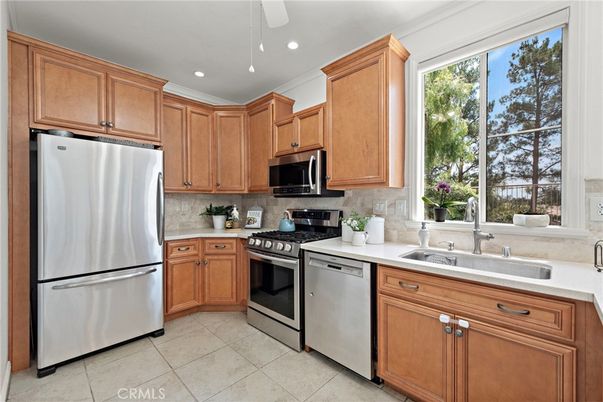 Interior, Kitchen, Recessed Lighting, Stainless Steel Appliances