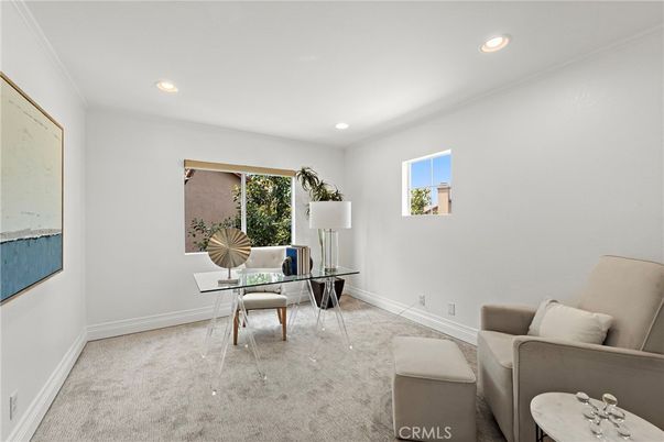 Home Office, Interior, Recessed Lighting