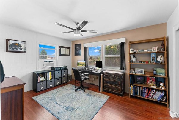 Home Office, Interior, Wood Texture Flooring