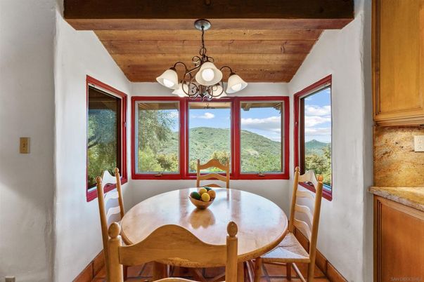 Chandelier, Dining room, Interior, Wooden Ceilings