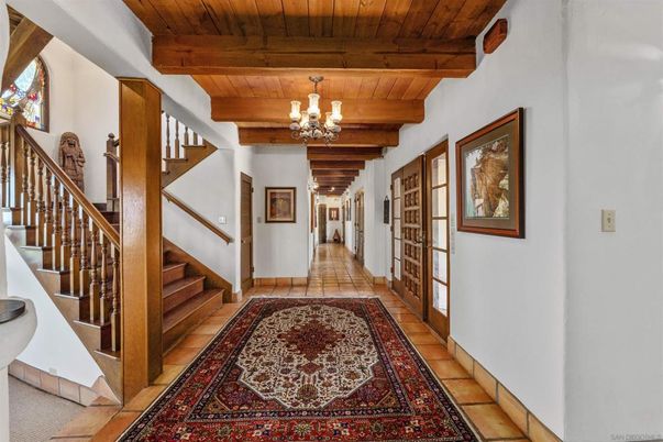 Chandelier, Interior, Wooden Beams, Wooden Ceilings