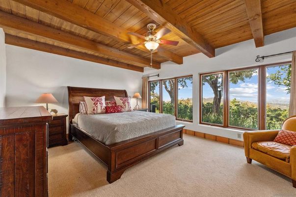 Bedroom, Interior, Wooden Beams, Wooden Ceilings