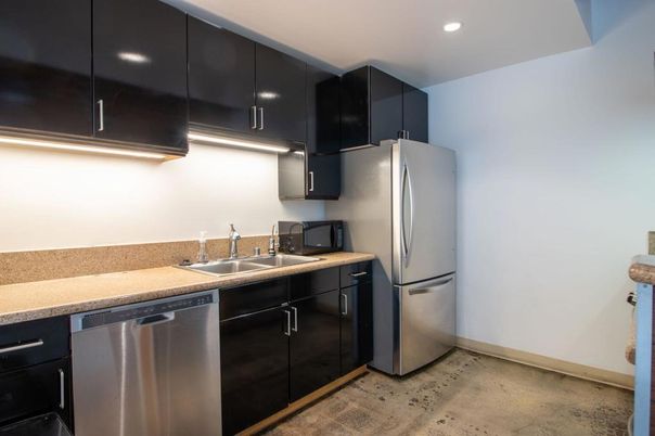 Interior, Kitchen, Recessed Lighting, Stainless Steel Appliances