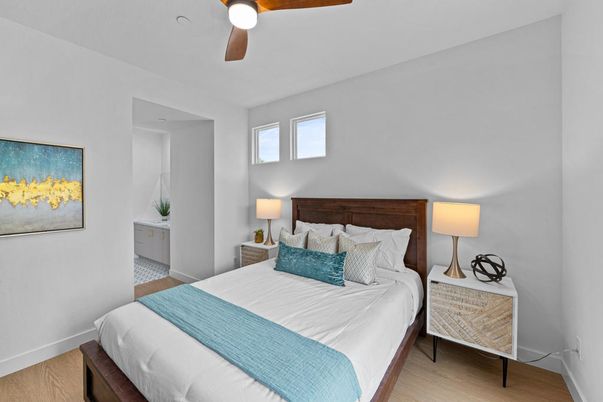 Bedroom, Interior, Wood Texture Flooring